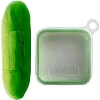 Lékué Kit Fundas Sandwich Silicona, Verde, Standard, 2