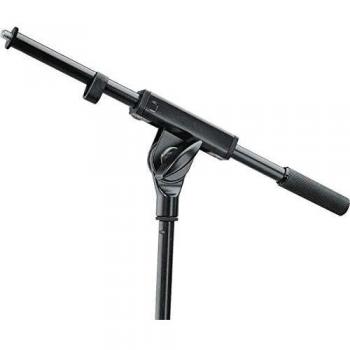 Brazo de micrófono K&M 21160, brazo articulado negro, un solo pieza