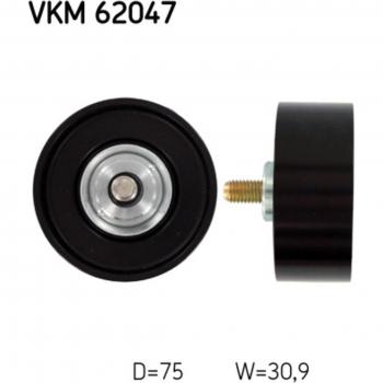 Polea de guía para correa poli V SKF VKM 62047