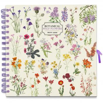 Scrapbook Photo Album 26X26cm Kokonote Botanical Wild Flowers