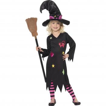 Disfraz de Bruja Carbonilla para Niña Talla S