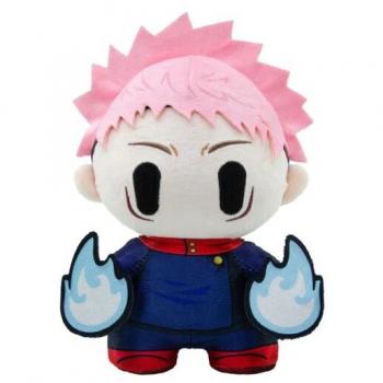 Peluche Anime de Jujutsu Kaisen - Yuji Itadori Cursed Energy Edition, 17.5 cm, multicolor