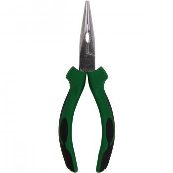 Stahlwille 65295160 6529 Snipe Nose Plier with Cutter, Chrome Plated Head, Multi-Component Handle with Softer Layer, 160mm Length