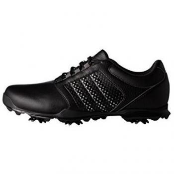 adidas W Adipure Tour Zapatos de golf para Mujer, Negro / Plata, 35.3