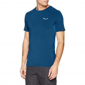 SALEWA agner Climb 2 Dry M S/S tee Camisetas, Hombre, AGNER Climb 2 Dry M S/S tee, Poseidon/3420