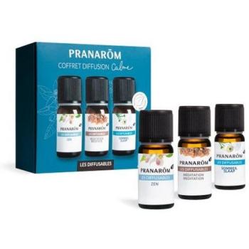 PRANAROM COFRE DIFUSION CALMA - Set de Aceites Esenciales para Promover la Serenidad