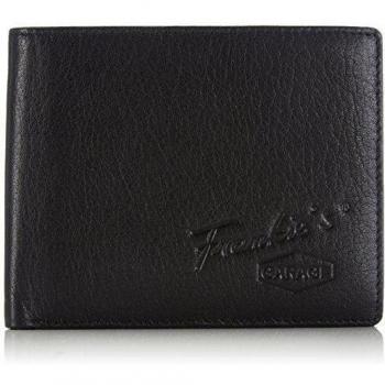 Frankie's Garage Nigel - Monedero de cuero Unisex adulto, color negro, talla 10x12x2 cm