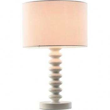 Lámpara de mesa Home ESPRIT Blanco Metal 30 x 30 x 50 cm