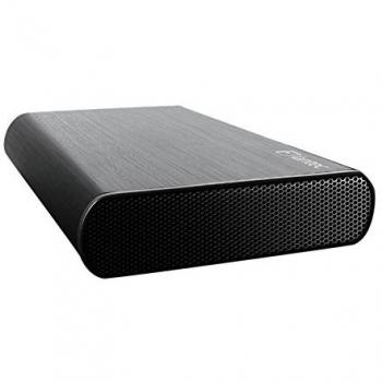 Fantec 1750 DB-Alusky U2e - Carcasa para Disco Duro, Color Negro