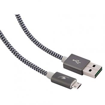 Cable Micro USB a USB Reversible Bluestork Trendy - 1.2m Gris