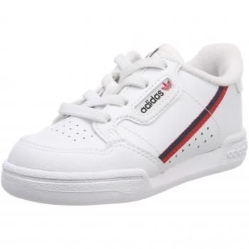 Zapatillas Adidas Continental 80 Blanco/Rojo Infantil