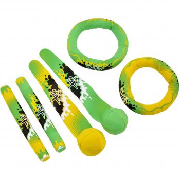 XQ Max Pool Party - Pack de snorkel, color verde