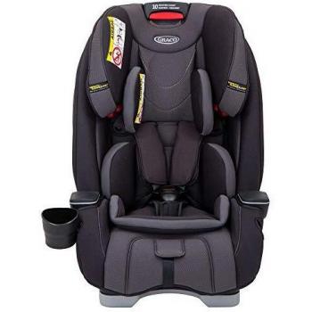 Graco SlimFit - Asiento de coche todo en uno Gris medianoche