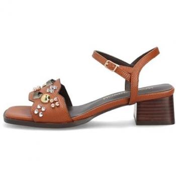 Sandalias de Tacón Noa Harmon para Mujer en Cuero Marrón Talla 40