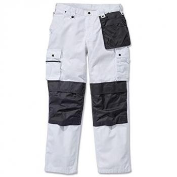 Pantalones Carhartt Multi Pocket Ripstop, color blanco, talla W40/L32