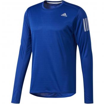 adidas Rs Ls Tee M Camiseta de Manga Larga, Hombre, Azul