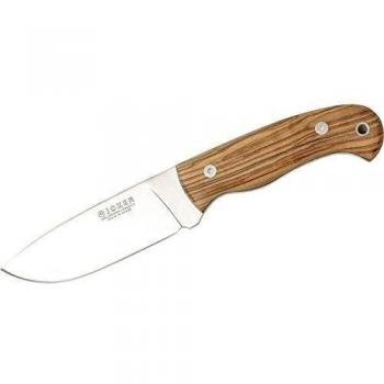 Cuchilleria Joker CO58 - Cuchillo de monte enterizo, cachas de olivo, hoja de 11 cm