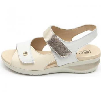 Sandalia Mujer Pitillos Modelo 2800 Hielo