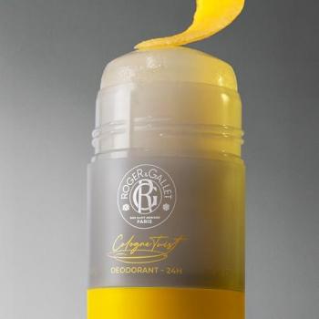 Roger & Gallet Cologne Twist Deodorant Stick 50g - 24-hour protection, anti-trace formula, alcohol-free, enriched with natural ingredients, suitable for all skin types, refreshing fragrance
