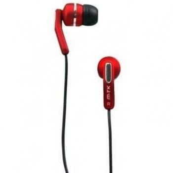 Auricular Boton Niki Rojo MTK