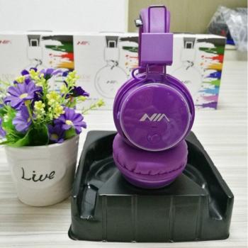Auriculares Estéreo Plegables Bluetooth NIA Q8 con Micrófono, Soporte para Tarjeta TF y Radio FM