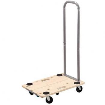 Wolfcraft 5548000 Carro Plataforma con Barra de Agarre Y Apoyo, 565 x 960 x 390 mm