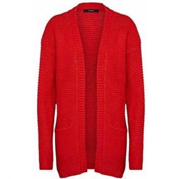 Vero Moda Vno, Nombre LS, Color cardigano. Rojo XS