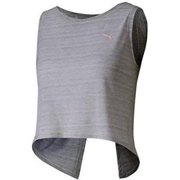 PUMA Studio Crop Lace Tank Camiseta, Mujer, Rosewater, L