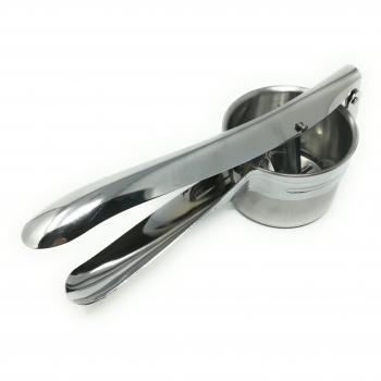 Fuluzor - Prensa Patatas - Exprimidor Manual - Acero Plata - 27 cm