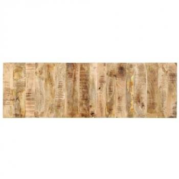 Cabecero de cama 160 cm madera maciza de mango rugoso