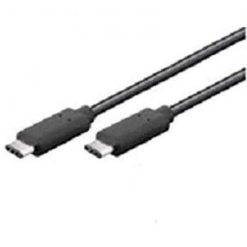 Microconnect USB C a USB C, Cable de 1 m, USB 3.2 Gen 2, Color Negro