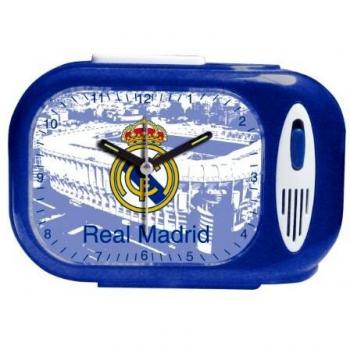 Seva Import DESP. RECT. Himno Real Madrid 706079 Despertador, Unisex, Azul, Talla Única