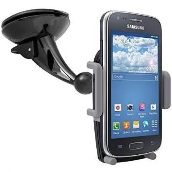 kwmobile Soporte flexible de coche para Samsung Galaxy Ace 3 S7270 / S7275 - Soporte de coche para el parabrisas y la rejilla de ventilación