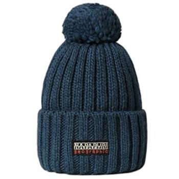 Napapijri Fea 2 Bobble Hat - Blue Marine - One Size - Male