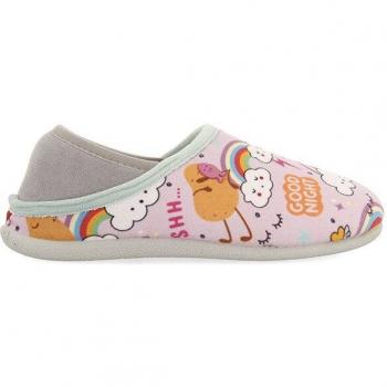 Zapatillas de casa cerradas de niña con material reciclado Hot Potatoes - Gioseppo Zapatillas de Estar por Casa Infantiles Rosa con Estampado de Patatillas Ancrum - Cómodas y Suaves
