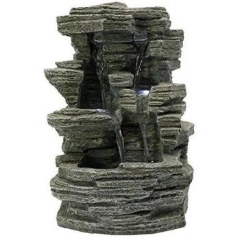 Zen Luz SCF 150 Gran Cañón - Fontana, Piedra, Color: Gris, 19 x 16 x 28 cm