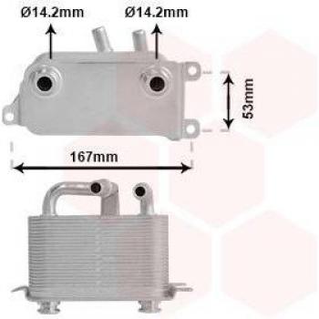 Radiador de aceite para transmisión automática VAN WEZEL 06003401