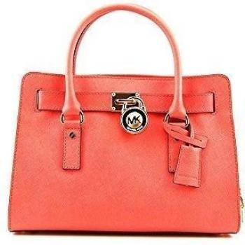 Michael Kors Hamilton 18K East/West Satchel - Satchel Handbags : Watermelon
