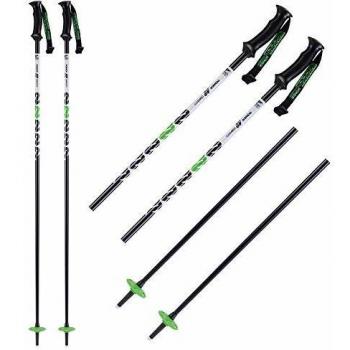 K2 Power Composite Black 10D3002.1.1.135 - Bastones de esquí para Hombre, 135 cm, Color Negro