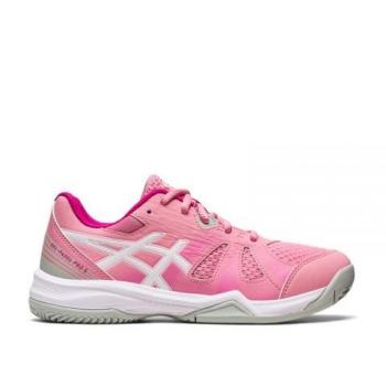 Asics Gel Pro 5 Zapatilla De Pádel Niños Rosa - Talla 37.5, Diseño en rosa y blanco, Ideal para jóvenes jugadores de pádel, Tecnología Gel para amortiguación, Suela específica para pádel