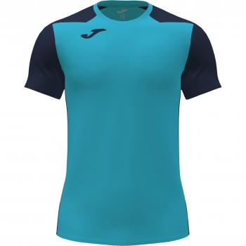 Camiseta M/C Hombre Joma Record II 102223 Turquesa Flúor Marino 013 Transpirable