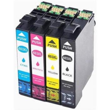 Pack 4 Cartuchos de Tinta Compatible con Epson 603XL