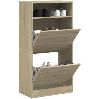 Zapato Sonoma roble 60x34x116 cm madera multicapa