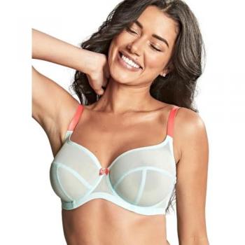 Panache Women's Tango Essence Balcony Bra - Blue Polyamide, Size 32DD