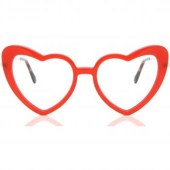 Cat Eye Armazón Completo de Plástico Rojas para Mujer - Gafas Anti-Azules - SmartBuy Collection