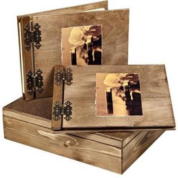 25 álbum y fondo de pantalla Visitas strukturgleich en cofre de madera noble
