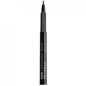 NYX Professional Makeup That's The Point Eyeliner Punta 5 redondeada On The Dot color Negro