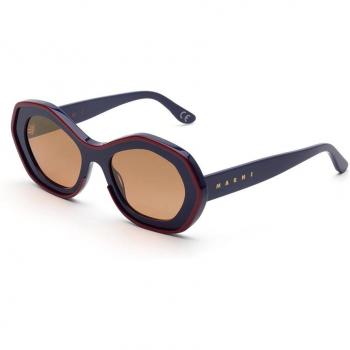 Marni Ulawun Volcano Col. Blue EIF Unisex Oversize Sunglasses