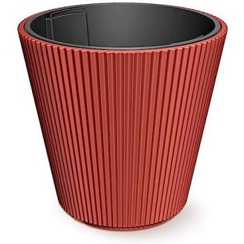 Macetero Terracota con Depósito MILLY - 39 x 39 x 37 cm, Capacidad 29 L
