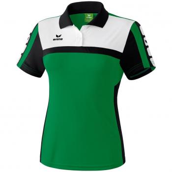 Erima – Polo de mujer 5 Cubes Verde verde, negro y blanco Talla:34